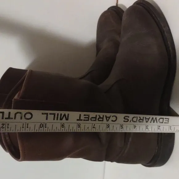 Red Wing Pecos Boots Roper Brown Leather Western Cowboy Work Shoes 494 Mens 10 D