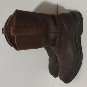 Red Wing Pecos Boots Roper Brown Leather Western Cowboy Work Shoes 494 Mens 10 D