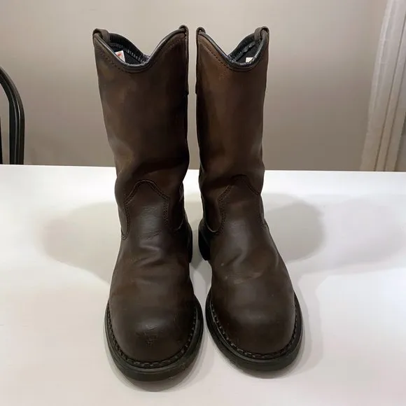 Red Wing Pecos Brown Leather Boots Men’s Size 8.5 D Style 1170 Waterproof‎