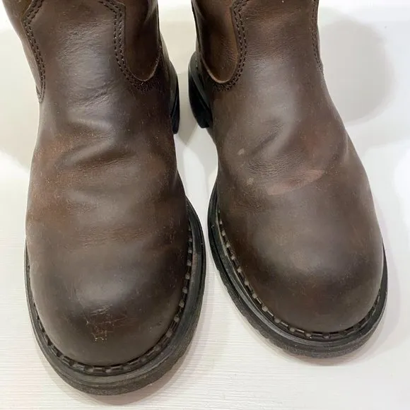 Red Wing Pecos Brown Leather Boots Men’s Size 8.5 D Style 1170 Waterproof‎