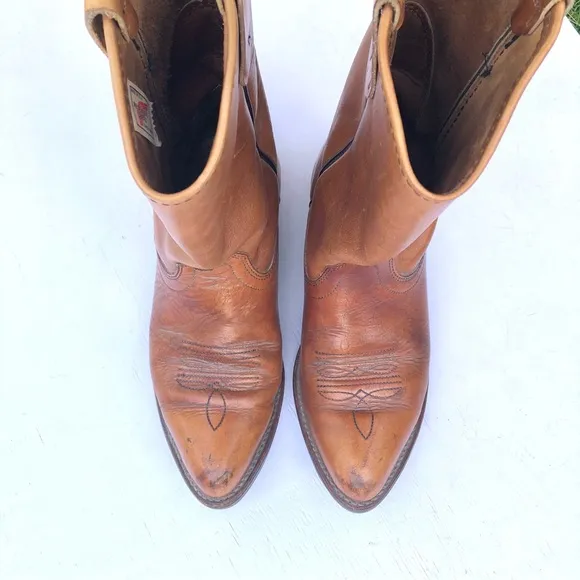 Red Wing Pull On Boots Soft Leather Steel Toe Sz 8