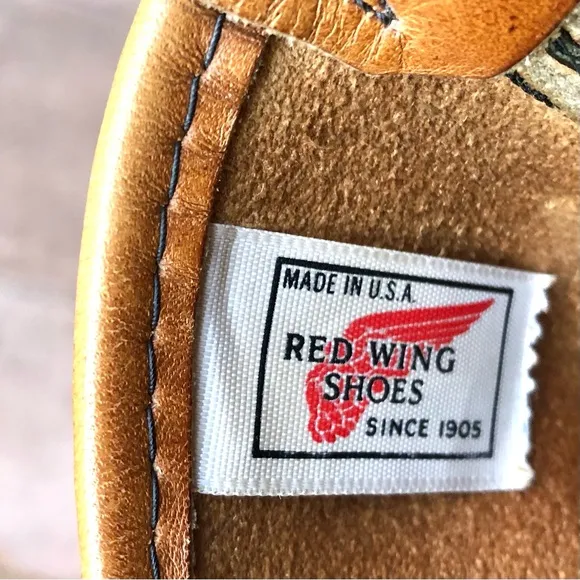 Red Wing Pull On Boots Soft Leather Steel Toe Sz 8