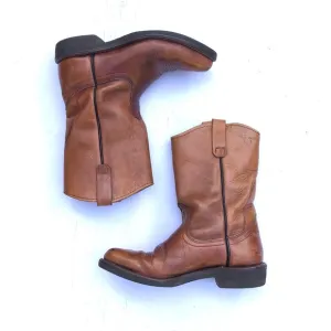 Red Wing Pull On Boots Soft Leather Steel Toe Sz 8