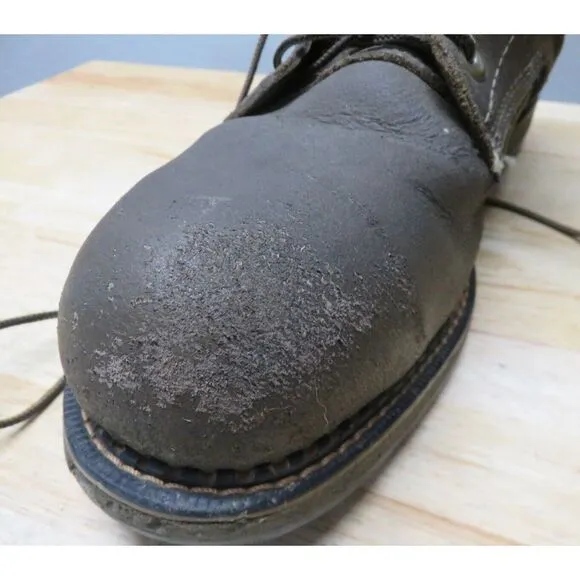 Red Wing Shoes Irish Setter Steel Toe Leather Boots Size 15 D 836448‎ EH Brown