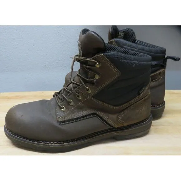 Red Wing Shoes Irish Setter Steel Toe Leather Boots Size 15 D 836448‎ EH Brown
