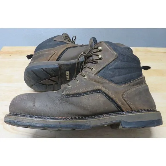 Red Wing Shoes Irish Setter Steel Toe Leather Boots Size 15 D 836448‎ EH Brown
