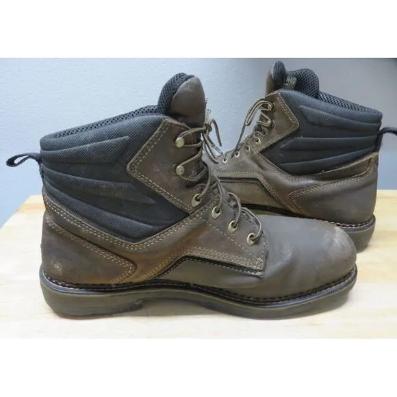 Red Wing Shoes Irish Setter Steel Toe Leather Boots Size 15 D 836448‎ EH Brown