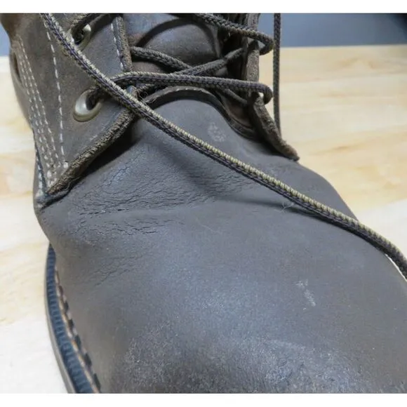 Red Wing Shoes Irish Setter Steel Toe Leather Boots Size 15 D 836448‎ EH Brown