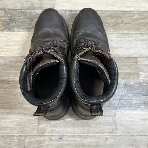 Red Wing Steel Toe Boots Men’s 14 D Brown Leather Dynaforce Waterproof USA