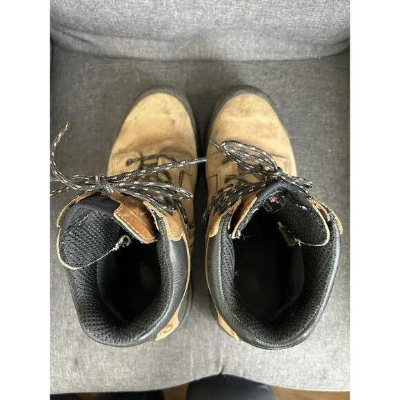 Red Wing Steel Toe Work Boots Waterproof ASTMF2413-11 Lace Up Mens 10.5 D