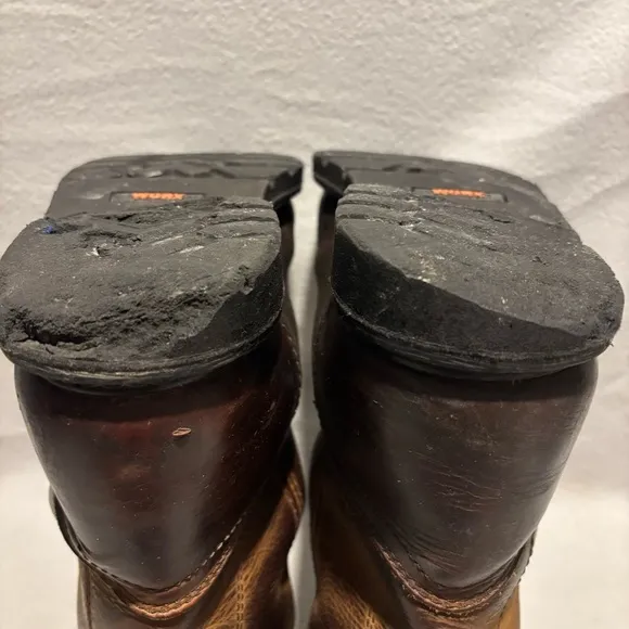 Red Wing WORX Mens 10M Brown Leather Steel Toe Work Boots ASTM F 2413-11