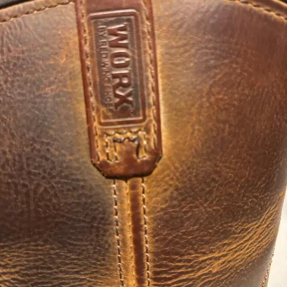 Red Wing WORX Mens 10M Brown Leather Steel Toe Work Boots ASTM F 2413-11