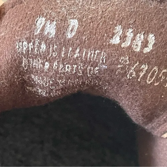 Red Wings For Women 2383 Steel Toe Oxford Brown Work Shoes Size 9.5 D Brown