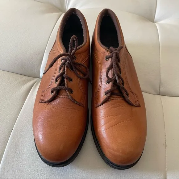 Red Wings For Women 2383 Steel Toe Oxford Brown Work Shoes Size 9.5 D Brown