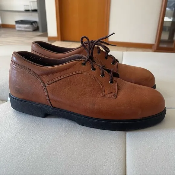 Red Wings For Women 2383 Steel Toe Oxford Brown Work Shoes Size 9.5 D Brown