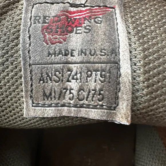 Red Wings steel toe boots