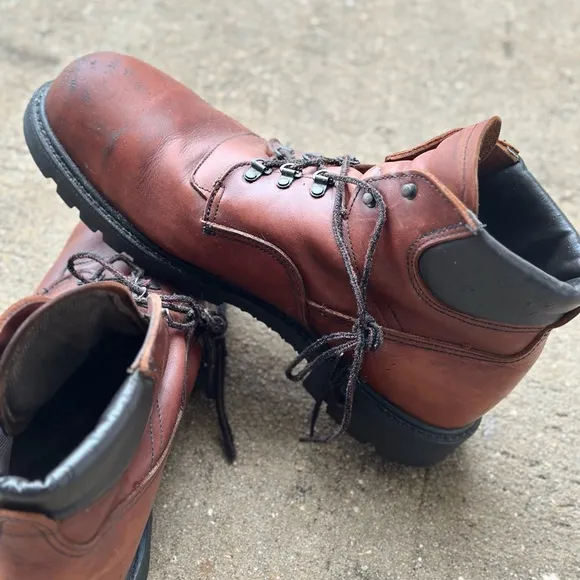 Red Wings steel toe boots