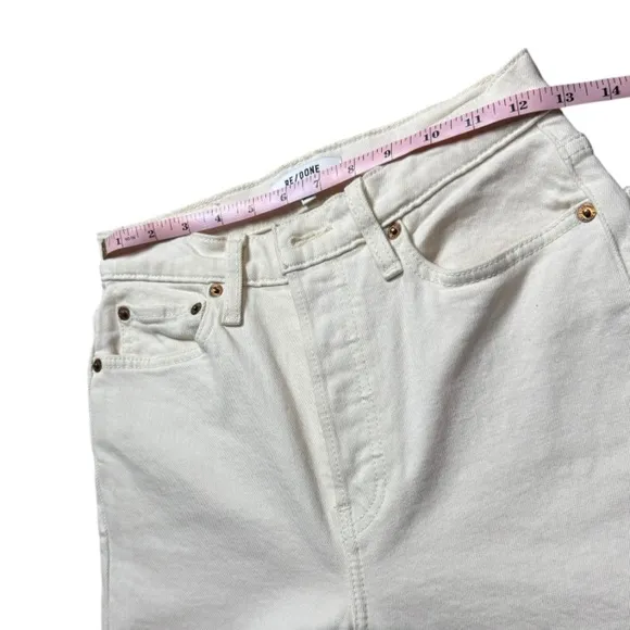 RE/DONE 70s Stove Pipe Comfort Stretch High Rise Jeans size 26