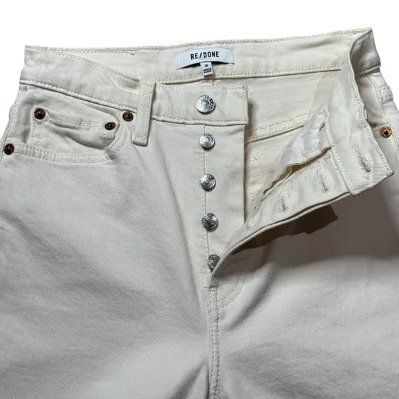 RE/DONE 70s Stove Pipe Comfort Stretch High Rise Jeans size 26
