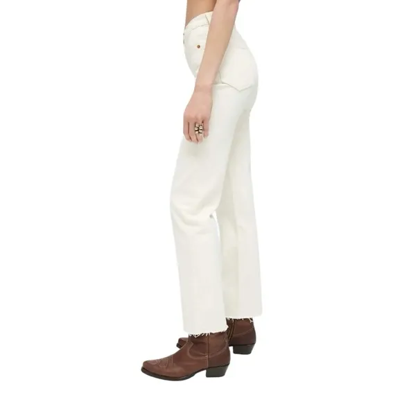 RE/DONE 70s Stove Pipe Comfort Stretch High Rise Jeans size 26