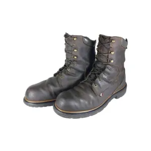 RED WING Men's Dynaforce 8&quot; US12 Brown Leather Waterproof Steel-Toe Work Boots
