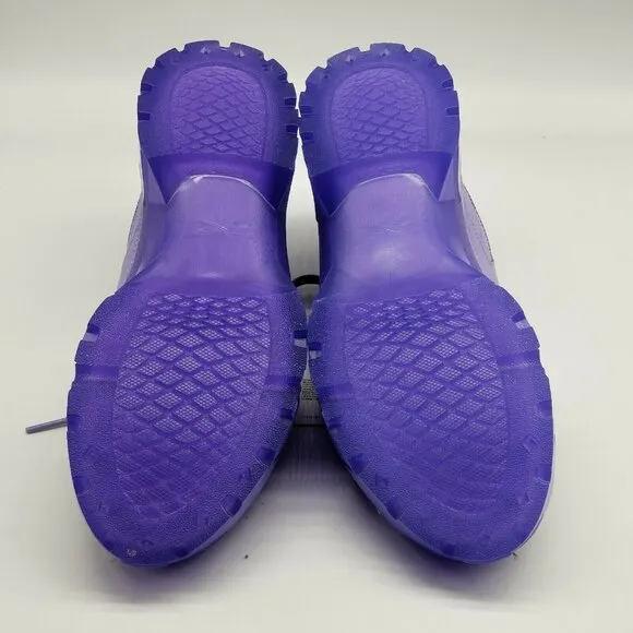 Reebok Cardi B Womens Purple Chunky Platform Sneakers Size 5.5