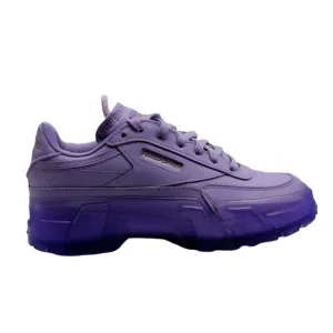 Reebok Cardi B Womens Purple Chunky Platform Sneakers Size 5.5