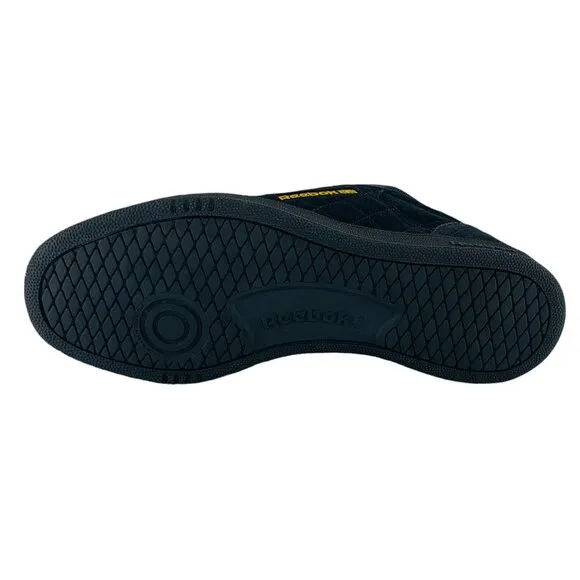Reebok Club C Bulc Black Team Yellow Men's Shoes Athletic Sneakers 100034265