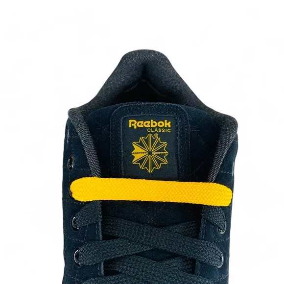 Reebok Club C Bulc Black Team Yellow Men's Shoes Athletic Sneakers 100034265