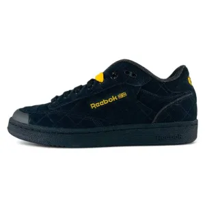 Reebok Club C Bulc Black Team Yellow Men's Shoes Athletic Sneakers 100034265