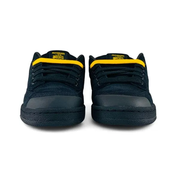 Reebok Club C Bulc Black Team Yellow Men's Shoes Athletic Sneakers 100034265