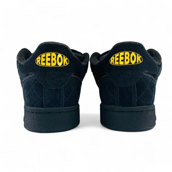 Reebok Club C Bulc Black Team Yellow Men's Shoes Athletic Sneakers 100034265