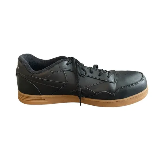 Reebok Club MEMT Men’s Sz 13 Black Leather RB4154 Hard Toe Work Shoe Sneaker