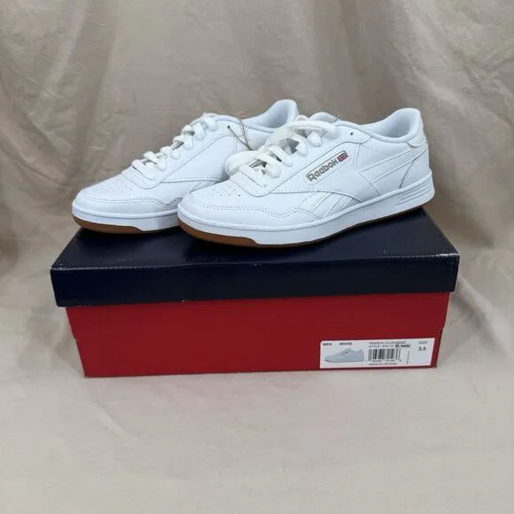 Reebok Club MEMT Shoes Mens 5.5 White Gum Sole Tennis Walking Sneaker IF8119‎