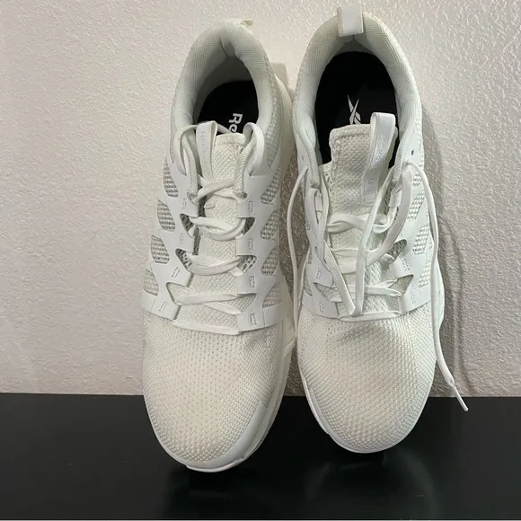 Reebok Fusion Flexweave Cage Composite Toe Work Shoes Men's Size 11.5 White