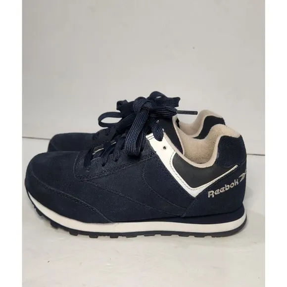 Reebok Leelap Retro Jogger‎ Steel Toe Work Shoes Blue RB1975 Size 7 W