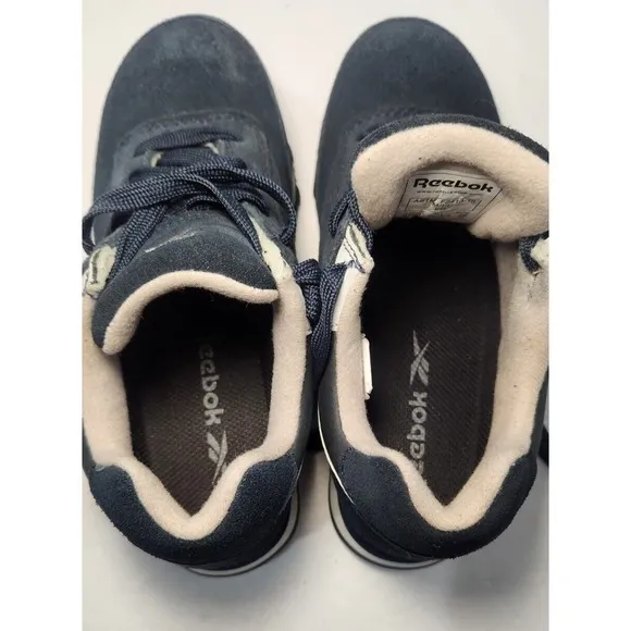 Reebok Leelap Retro Jogger‎ Steel Toe Work Shoes Blue RB1975 Size 7 W