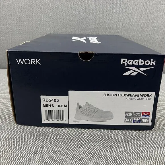 Reebok Men's Fusion Flexweave RB5405 Work &amp; Safety Athletic Shoes Comp.Toe 10.5M