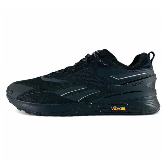 Reebok Nano X3 Adventure Black Men's Training Shoes Athletic Sneakers 100033319