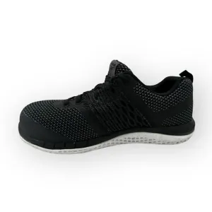 Reebok Print Work Utility shoes RB249 Composite Toe black/white womens size 8 EU