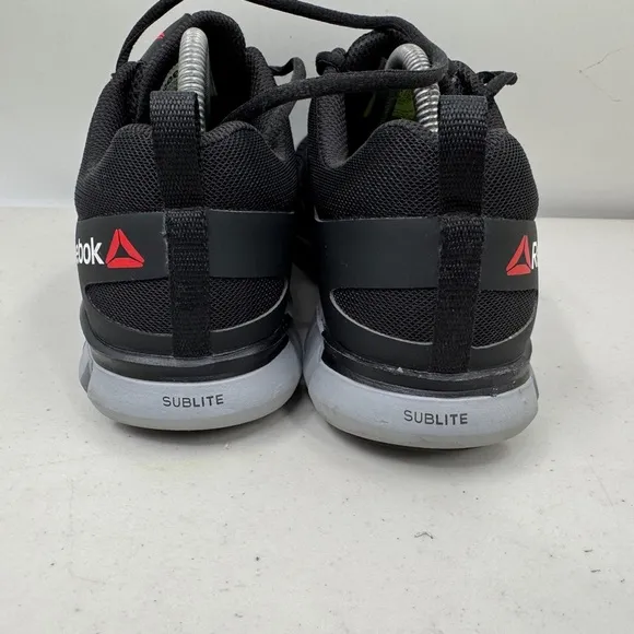 Reebok SubLite Black Work Shoes Men’s Size 10W alloy/Steel Toe