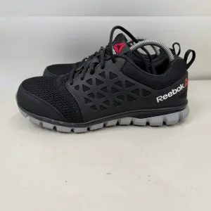 Reebok SubLite Black Work Shoes Men’s Size 10W alloy/Steel Toe