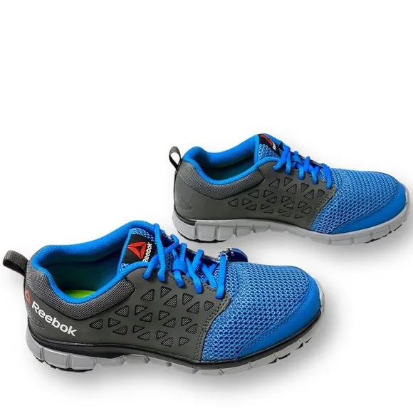 Reebok Sublite Cushion Slip Resistant Soft Toe Work Shoe Sneaker M7 W9 RB3200