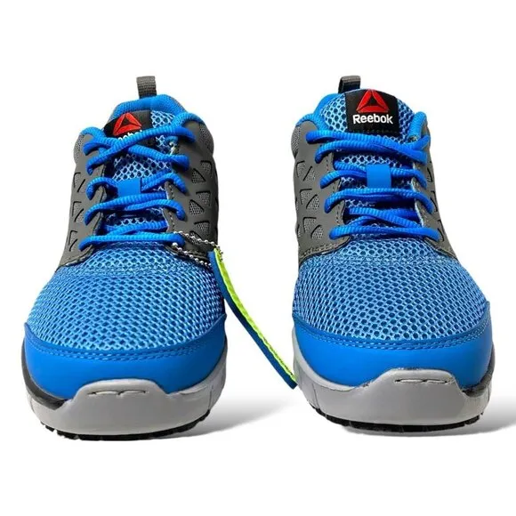 Reebok Sublite Cushion Slip Resistant Soft Toe Work Shoe Sneaker M7 W9 RB3200
