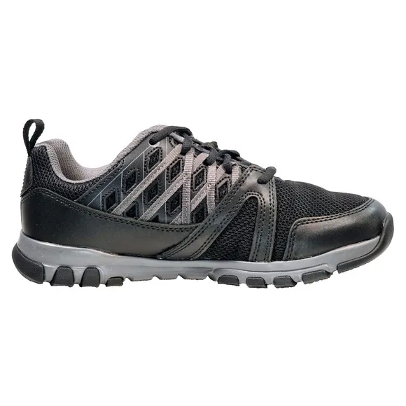 Reebok Sublite Work Shoe Men's 7M Women's 9 Athletic Work Shoes Black RB4015