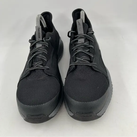 Reebok 👞 Unisex Flexagon 3.0 Black Composite Toe Metal Free Work Shoe- Size 9