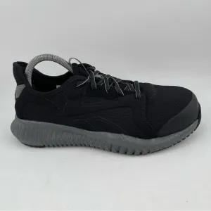 Reebok 👞 Unisex Flexagon 3.0 Black Composite Toe Metal Free Work Shoe- Size 9