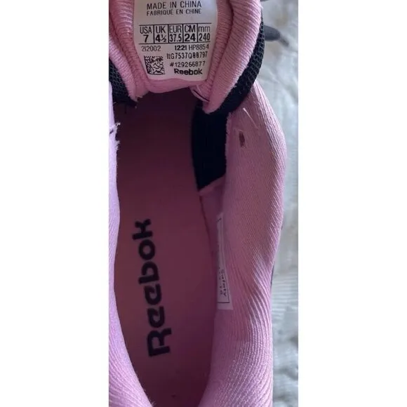 Reebok Women’s Shoes Size 7 Work N Comfort Pink Black Safety 129266877