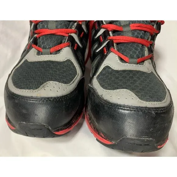 Reebok Work Men 10 1/2 M Zigkick Work RB3000 Athletic Safety Shoe Black-Red 10.5
