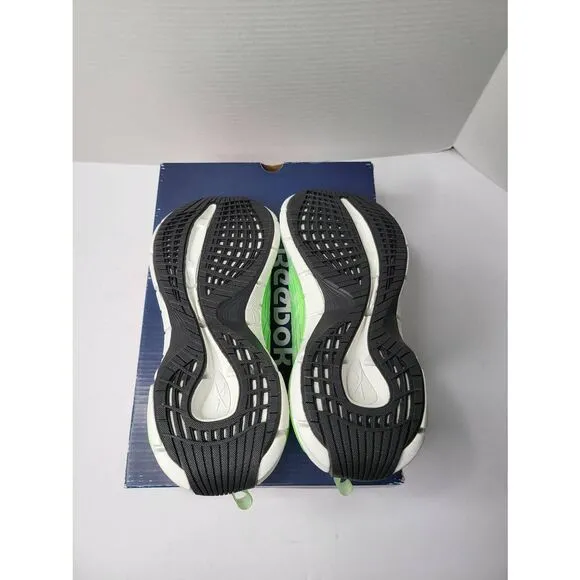 Reebok Zig Kinetica II Sneakers Neon Mint White Gray Women's Sz 8.5 NEW